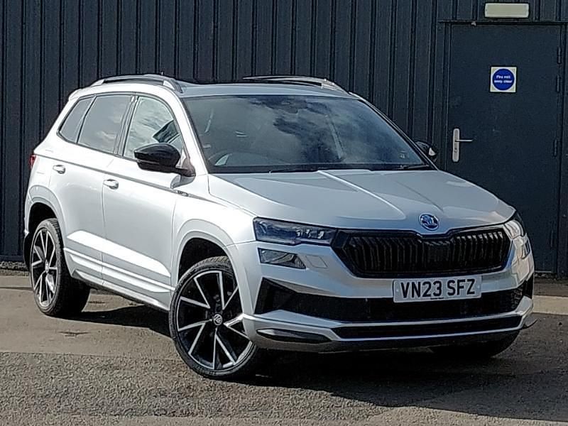 Used Skoda Karoq SportLine 150 HP (110 kW) 2023 Silver SUV