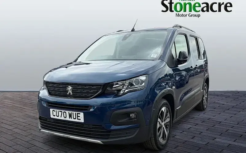 Used Peugeot Rifter GT-line 131 HP (96 kW) 2020 Blue MPV