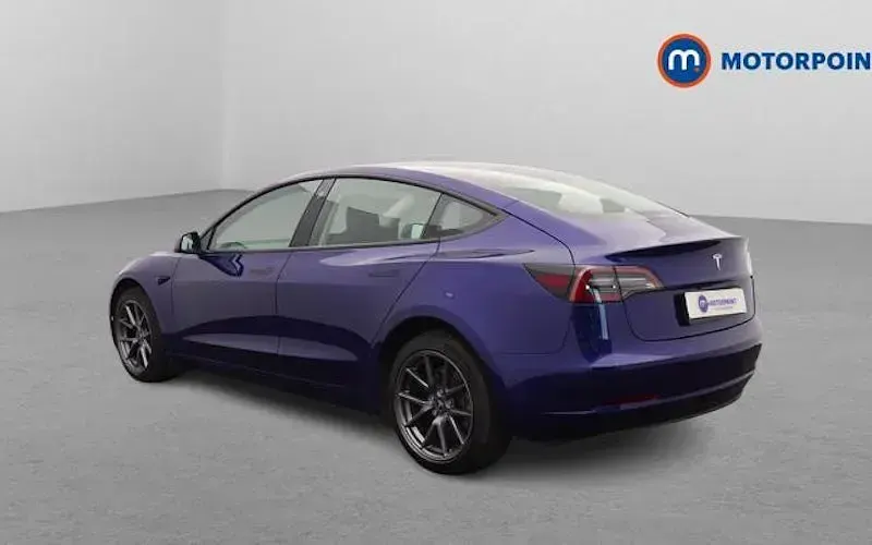 Used Tesla Model 3 Standard Range 180 kW (245 HP) 2021 Blue Sedan