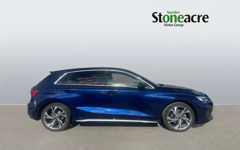 Used Audi A3 Sportback S-Line 150 HP (110 kW) 2024 Blue Hatchback
