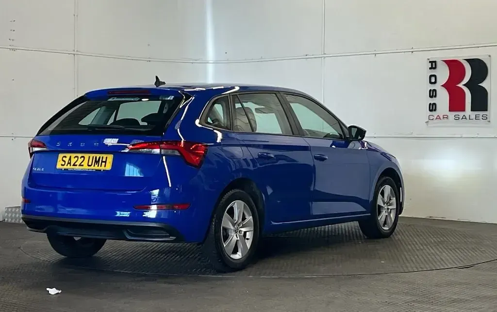 Used Skoda Scala SE 150 HP (110 kW) 2022 Blue Hatchback