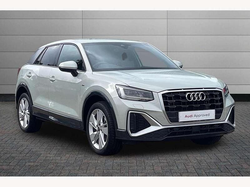 Silver Used 2025 Audi Q2 S-Line SUV | £28,295 (A bit pricey) - Image 1/4