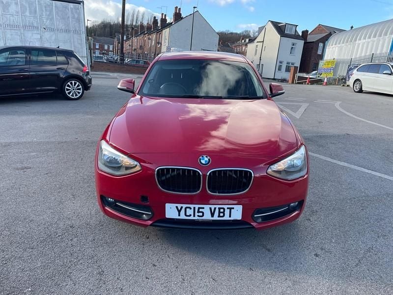 Used BMW 116 Sport Line 2015 Red Hatchback
