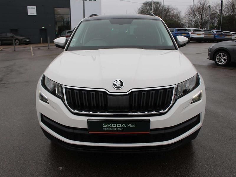 Used Skoda Kodiaq SE 110 HP (80 kW) 2017 White SUV