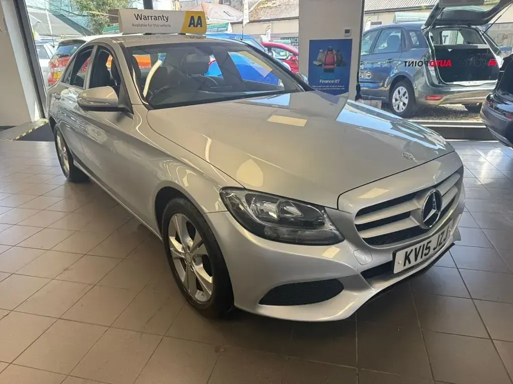 Usado Mercedes C200 SE 184 HP (135 kW) 2015 Prateado Sedan