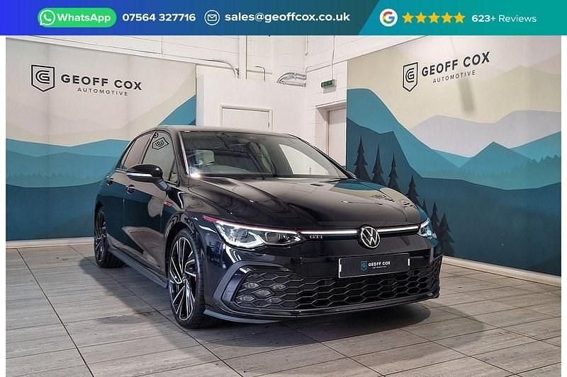 Black Used 2021 VW Golf VII GTI Hatchback | £25,995 (Good price) - Image 1/3