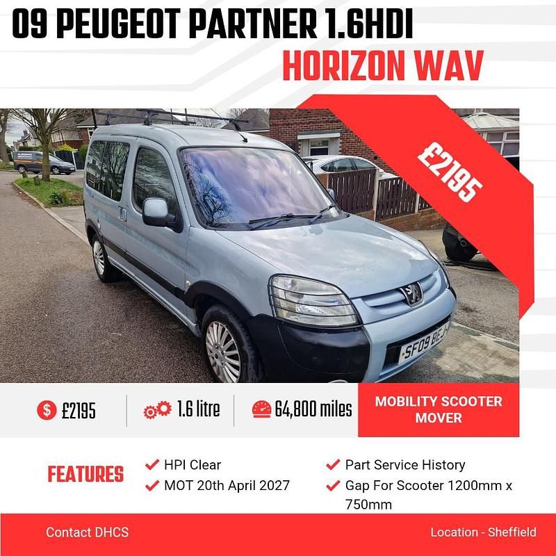 Used Peugeot Partner 2009 Silver MPV