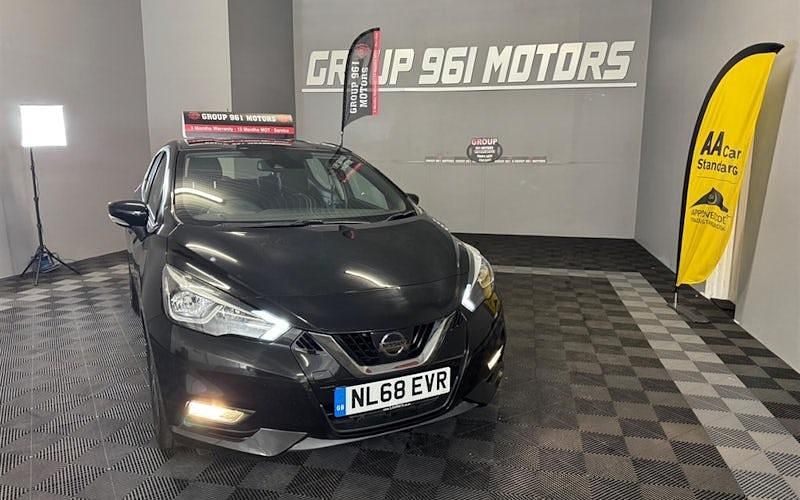 Used Nissan Micra Acenta 90 HP (66 kW) 2018 Black Hatchback