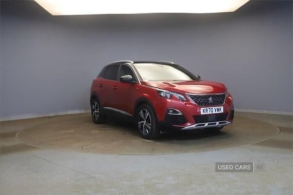 Used Peugeot 3008 GT-line 2020 Red SUV