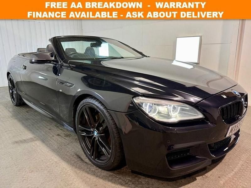 Black Used 2015 BMW 640 Cabriolet M Sport Cabriolet | £17,495 (Fair price) - Image 1/3