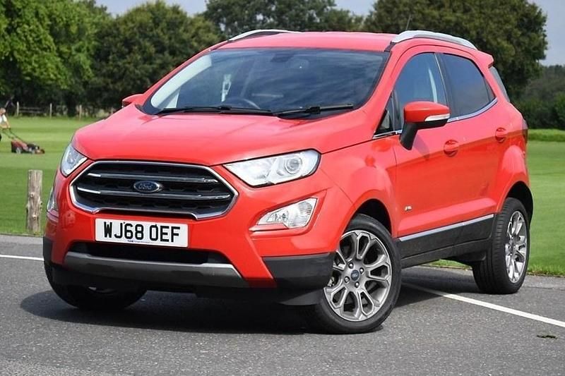 Used Ford Ecosport Titanium 125 HP (91 kW) 2018 Red SUV