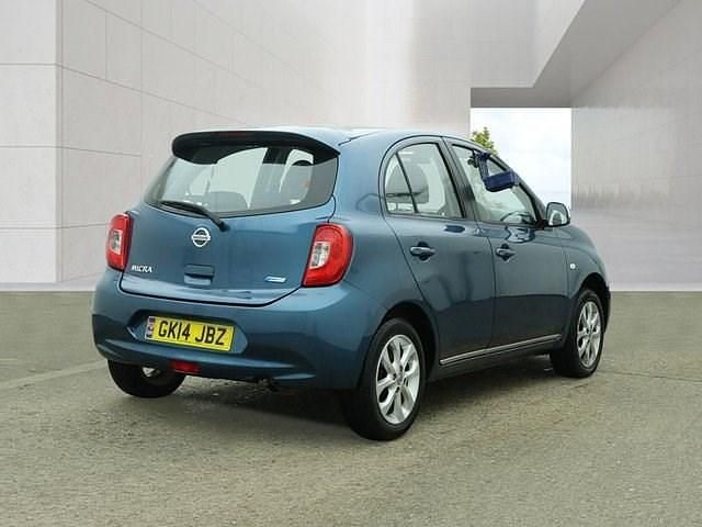 Used Nissan Micra Acenta 80 HP (58 kW) 2014 Blue Hatchback