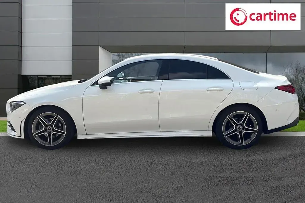 Used Mercedes CLA180 AMG line 136 HP (100 kW) 2022 White Coupe