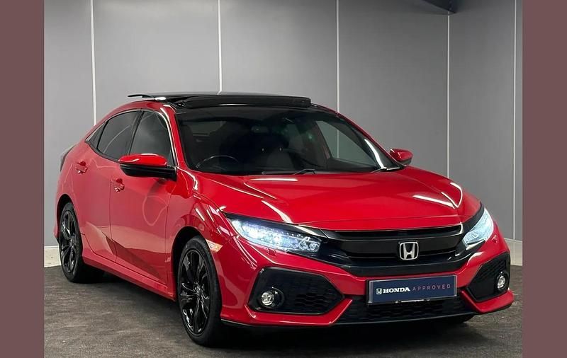 Used Honda Civic EX 124 HP (91 kW) 2020 Red Hatchback