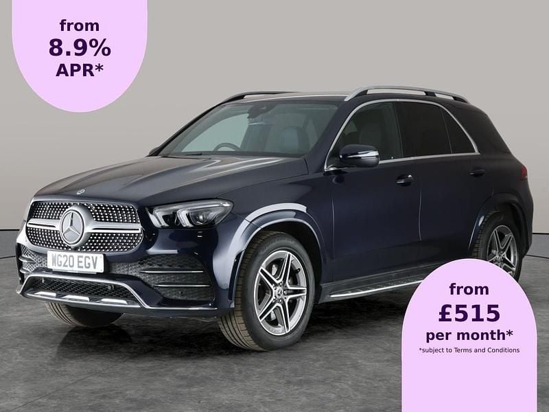 Blue Used 2020 Mercedes GLE300 AMG line SUV | £33,453 (Super price) - Image 1/2