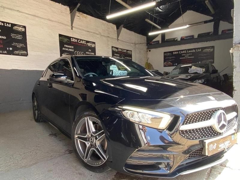 Black Used 2020 Mercedes A180 AMG line Hatchback | £17,499 (Fair price) - Image 1/3