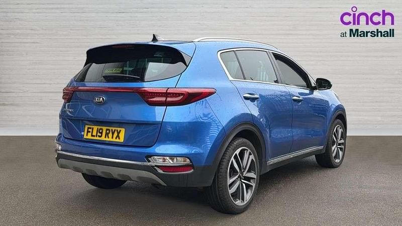 Used Kia Sportage 174 HP (127 kW) 2019 Blue SUV