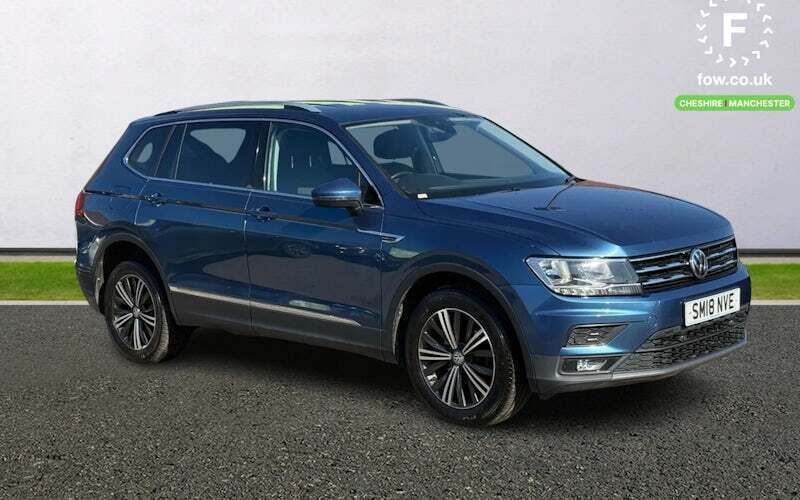 Blue Used 2018 VW Tiguan Allspace SE SUV | £16,399 (Good price) - Image 1/4