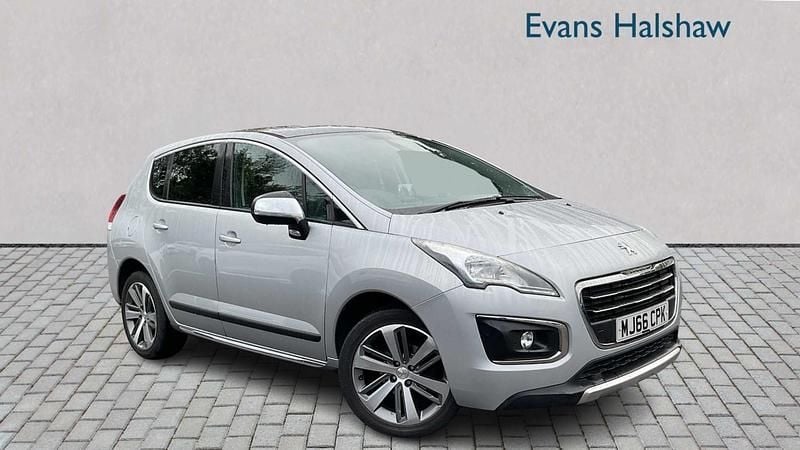 Silver Used 2016 Peugeot 3008 Allure Hatchback | £10,340 (Good price) - Image 1/4