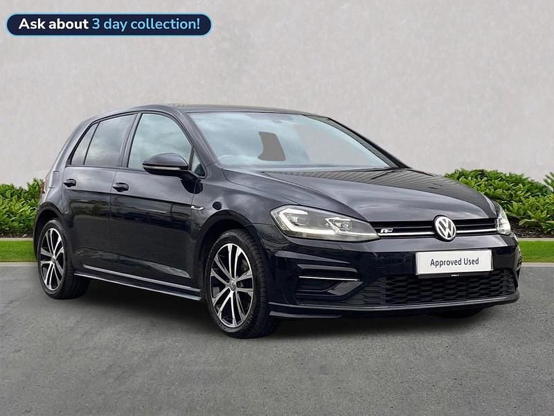 Black Used 2020 VW Golf VII R-line Edition Hatchback | £13,999 (Fair price) - Image 1/4