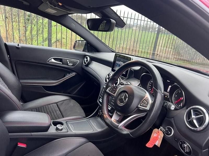 Used Mercedes CLA220 AMG line 177 HP (130 kW) 2017 Red Sedan