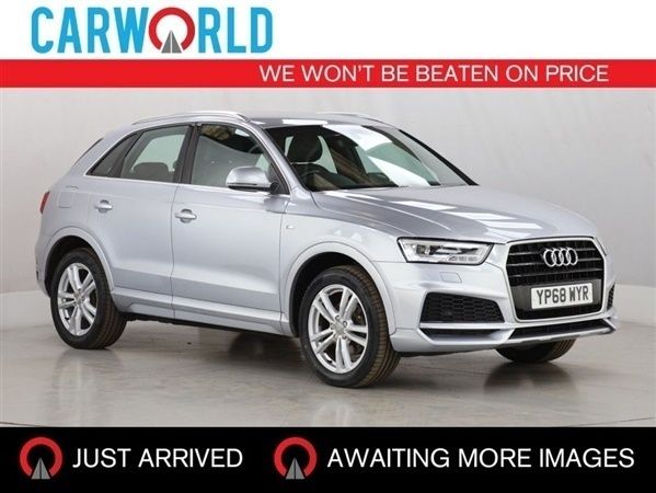Silver Used 2018 Audi Q3 S-Line SUV | £12,400 (Good price) - Image 1/1