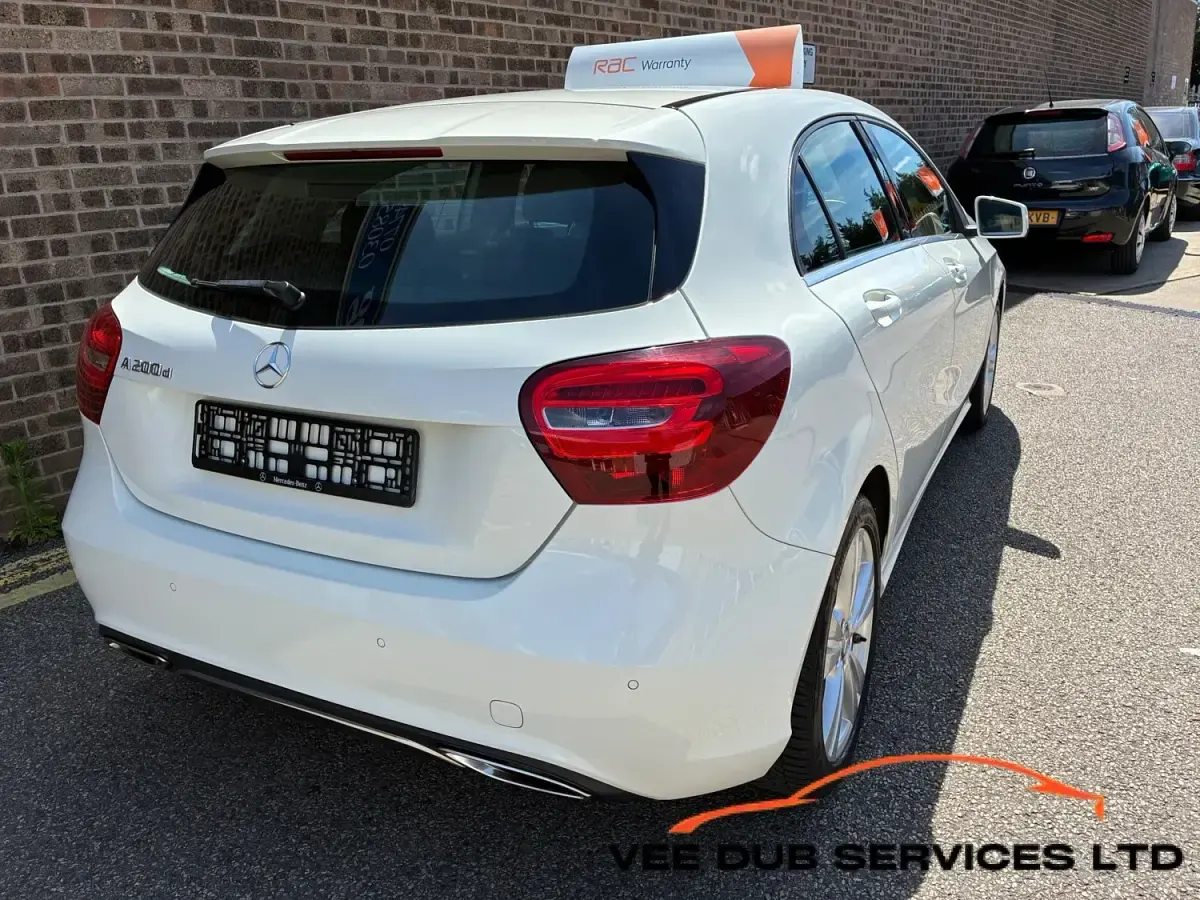 Begagnad Mercedes A200 136 HK (100 kW) 2016 Vit Halvkombi