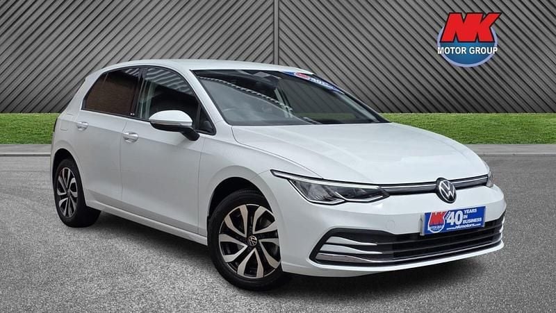 White Used 2021 VW Golf VIII Active Hatchback | £15,499 (Good price) - Image 1/4