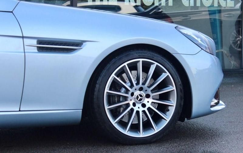 Used Mercedes SLC200 AMG line 2017 Silver Cabriolet