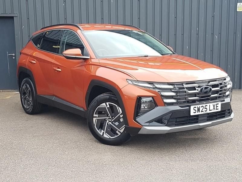 Metallic jupiter orange New 2025 Hyundai Tucson Advanced SUV | £26,998 (Super price) - Image 1/4