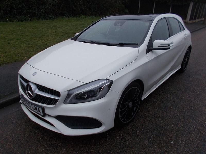 Used Mercedes A180 AMG Line Premium Plus 2016 White Hatchback