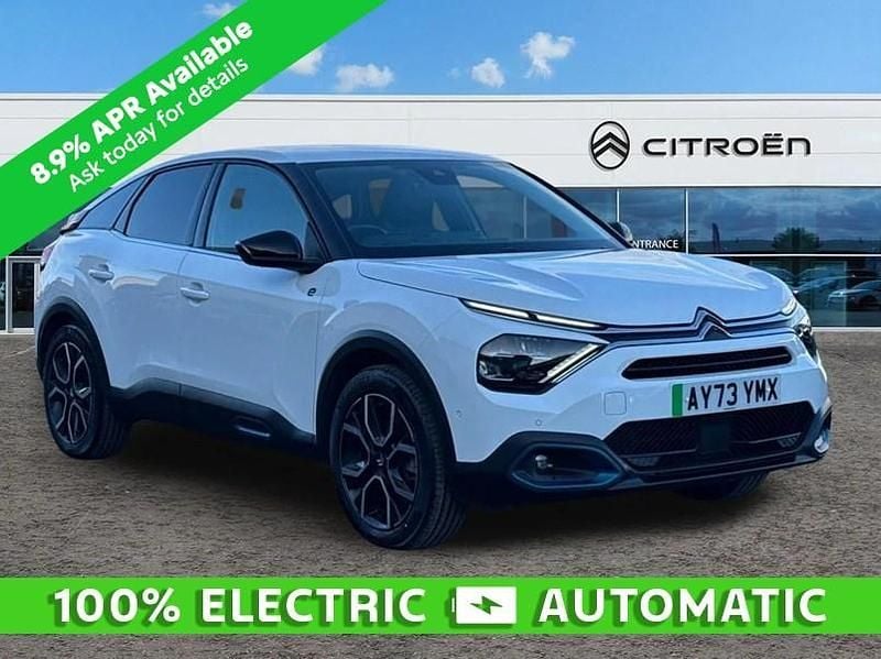 White Used 2023 Citroën e-C4 Shine Hatchback | £13,995 (Fair price) - Image 1/4