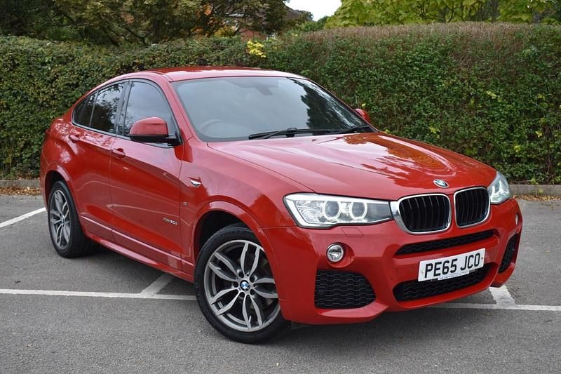 Used BMW X4 M Sport 190 HP (139 kW) 2015 Red SUV