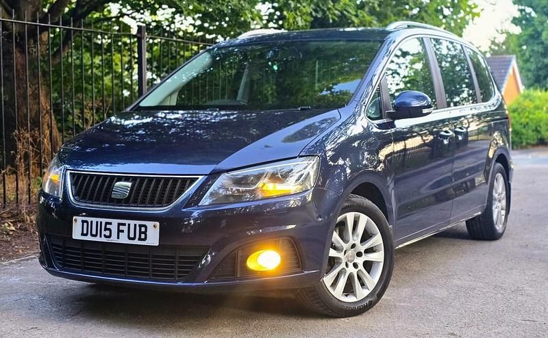 Used Seat Alhambra SE 177 HP (130 kW) 2015 Blue MPV