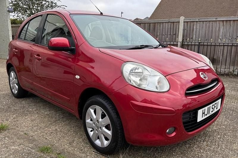 Used Nissan Micra Acenta 80 HP (58 kW) 2011 Red Hatchback