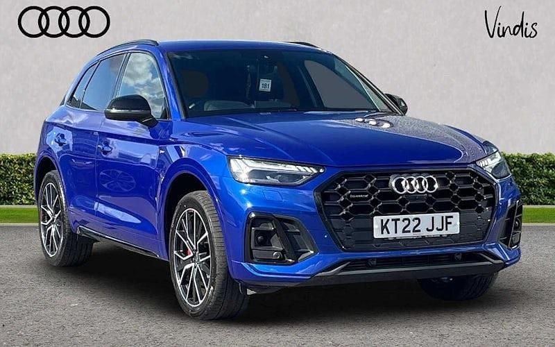 Blue Used 2022 Audi Q5 Comfort SUV | £33,763 (Fair price) - Image 1/4