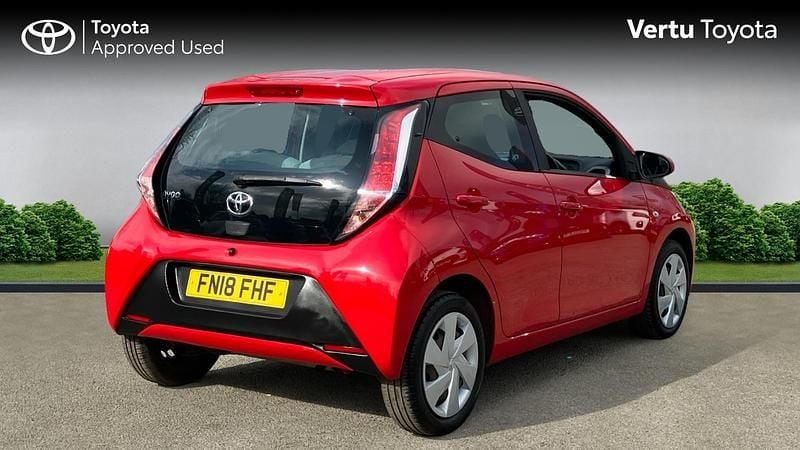 Used Toyota Aygo X-play 72 HP (52 kW) 2018 Red Hatchback