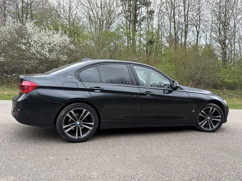 Used BMW 330e Sport Line 2017 Black Sedan