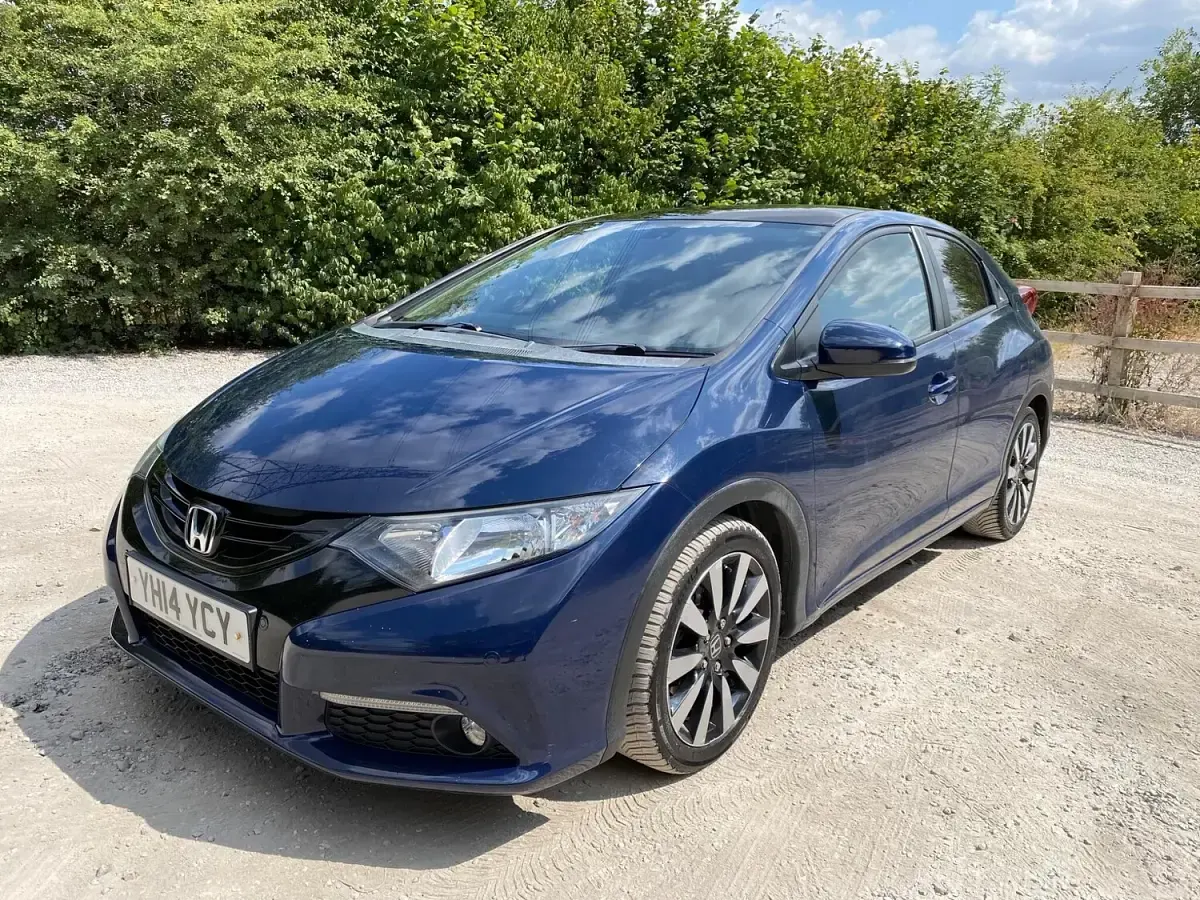 Used Honda Civic SR 142 HP (104 kW) 2014 Blue Hatchback