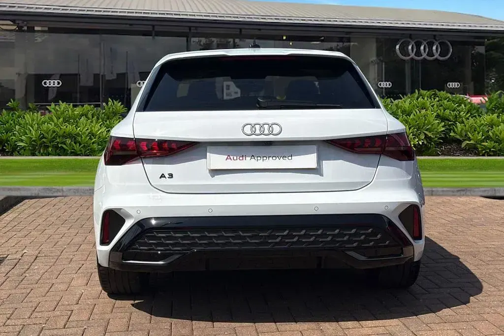 Used Audi A3 S-Line 150 HP (110 kW) 2025 White Hatchback