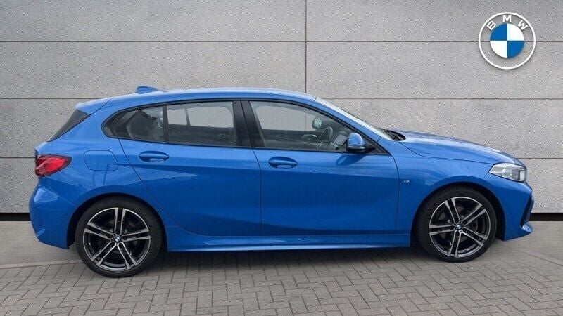Used BMW 118 M Sport 150 HP (110 kW) 2020 Misano blue metallic  Hatchback