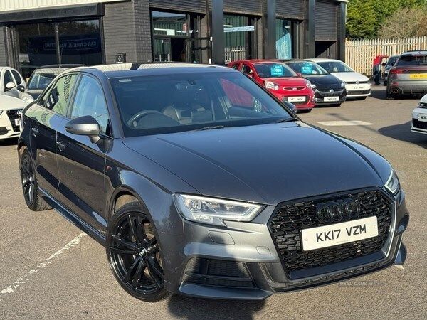 Grey Used 2017 Audi A3 S-Line Sedan | £13,995 (Fair price) - Image 1/4
