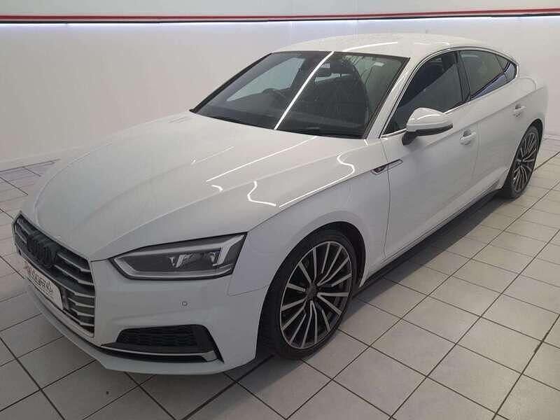 Used Audi A5 Sportback S-Line 2019 White Hatchback