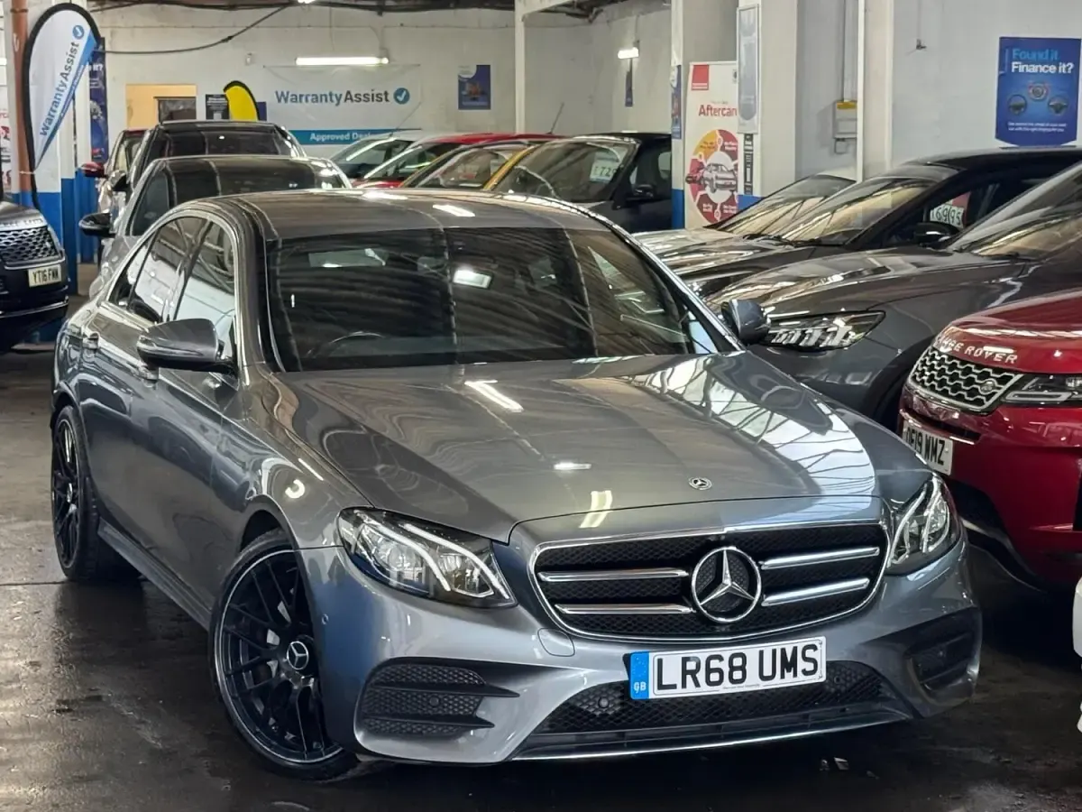 Used Mercedes E200 AMG line 184 HP (135 kW) 2018 Grey Sedan