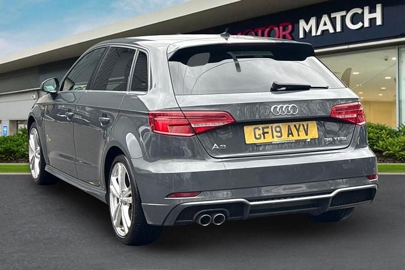 Used Audi A3 Sportback S-Line 2019 Grey Hatchback