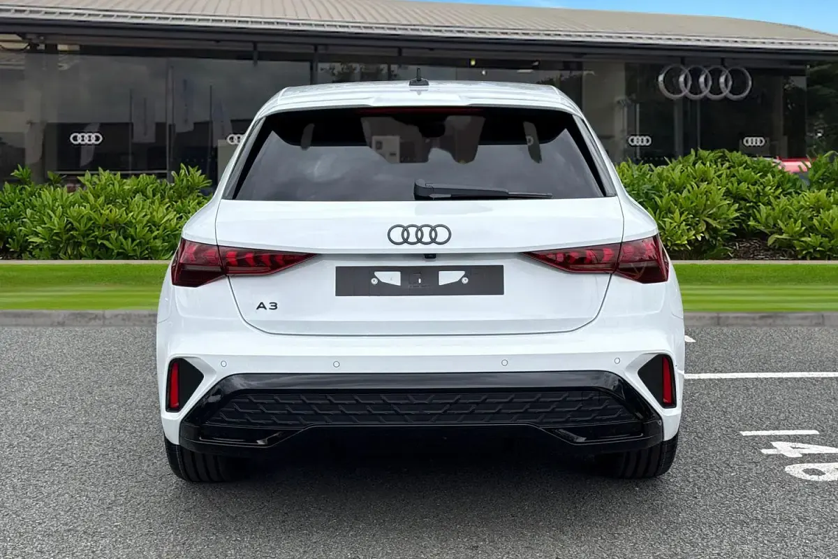 New Audi A3 Sportback Black Edition 2026 White Hatchback