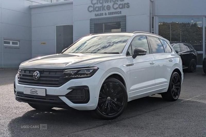 White Used 2022 VW Touareg Black Edition SUV | £42,995 (Fair price) - Image 1/1