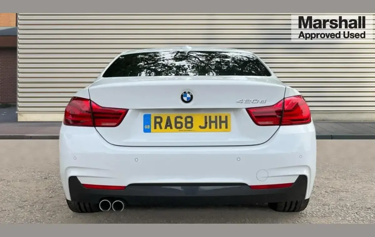 Used BMW 420 Coupé M Sport 190 HP (139 kW) 2018 White Coupe