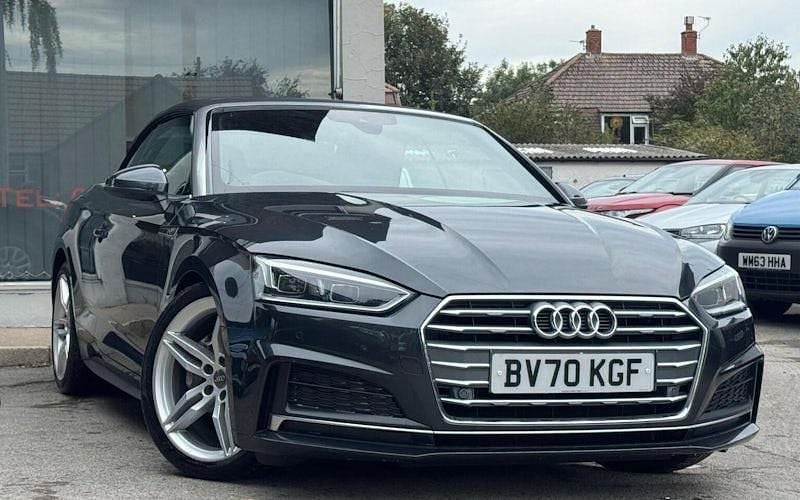 Grey Used 2020 Audi A5 Cabriolet S-Line Cabriolet | £18,495 (Fair price) - Image 1/4
