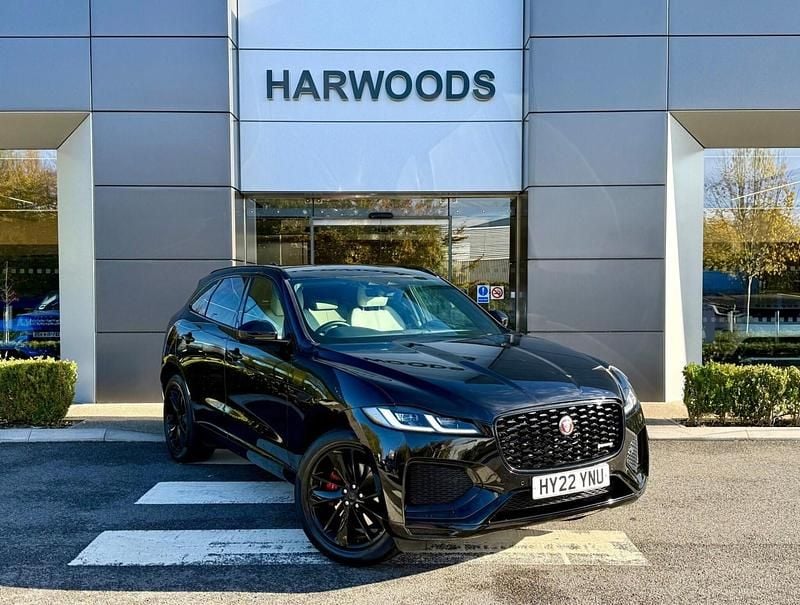 Black Used 2022 Jaguar F-Pace R-Dynamic SUV | £35,950 (A bit pricey) - Image 1/4
